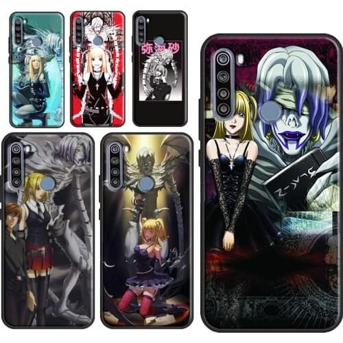 Anime Rem and Misa Death Note Case For Xiaomi Redmi Note 10 7 8 9 Pro Note 8T 9S Fundas For Redmi 9T 9C 9A 8A K40 Cover