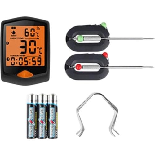 AT69 -Digital Wireless Bluetooth Cooking Food Thermometer Smart BBQ Thermometer for Kitchen Smoker Grill with Free App BBQOOL