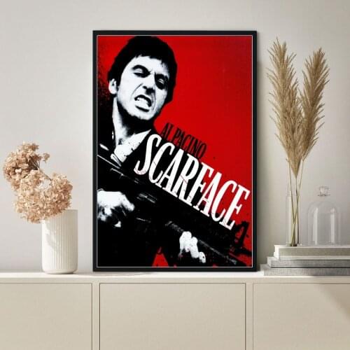 Scarface Movie Poster Canvas Print Wall Painting Home Decoration ( No Frame )