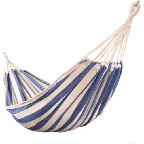 F Thicken Canvas 1-2 Person Portable Garden Swing Hammock Outdoor Dormitory Camping Hammocks 200*100 200*150cm Hanging Chair