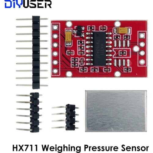 HX711 Dual-channel 24-bit A/D Conversion Weighing Sensor Module with Metal Shied