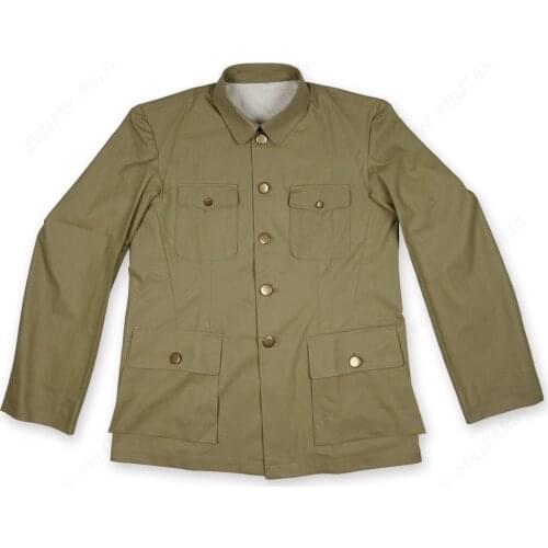 WW2 CHINA KMT coat MEN AMERICAN STYLE SUIT ARMY Grass Green Officers Jacket Copy Film Export Pure Cotton uniform