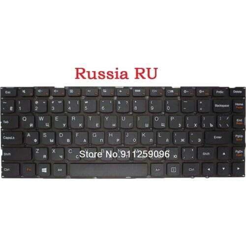 Laptop Keyboard For Lenovo U410 U410T U410 Touch Russia RU Kingdom UK Belgium BE Canada CA Latin America LA Thailand TI TW
