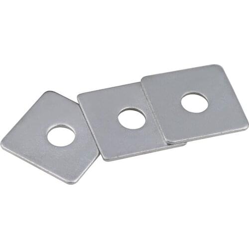 Square Flat Washers Bright Zinc Plated Washer Gasket M8 M10 M12 M14 M16 1-10pcs