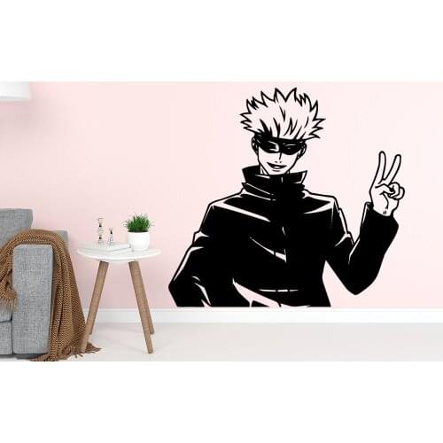 Hot Jujutsu Kaisen Waterproof Wall Stickers Wall Art Decor For Home Decor Living Room Bedroom Decoration Accessories