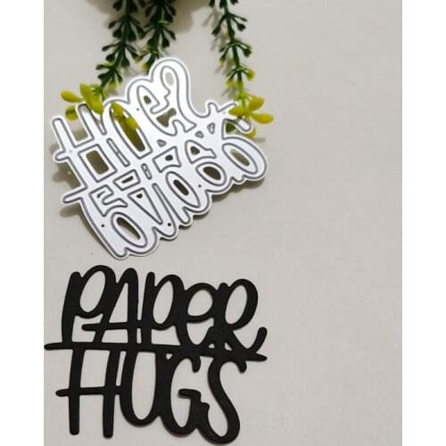 English words Metal Cutting Dies for DIY Scrapbooking Album Paper Cards Decorative Crafts Embossing Die Cuts