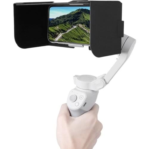 Mobile phone sun shade Anti-glare hood OM 4 gimbal Sun visor for dji om 4 osmo gimbal accessories