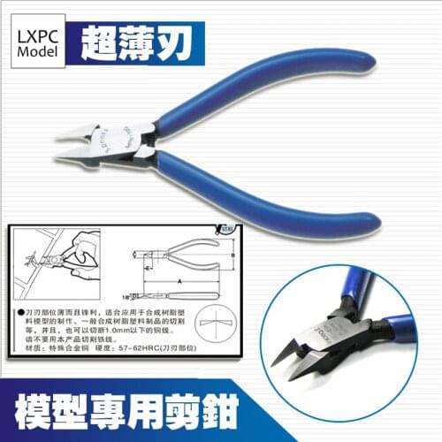 Model tool Precision diagonal pliers Thin blade cutting pliers Parts nozzle Cutter For Gundam Military Model