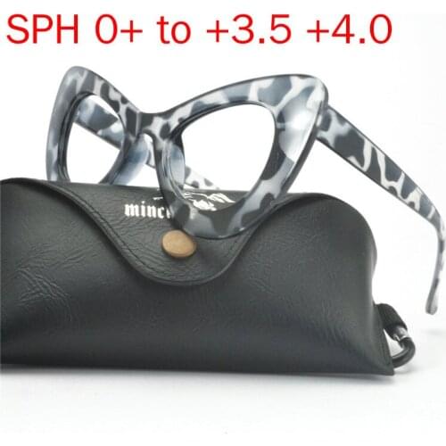 Fashion Oversized Cat Anti-blue Reading Glasses Men Progressive Multifocal Glasses Women Near Far Sight Diopter Eyeglasses NX