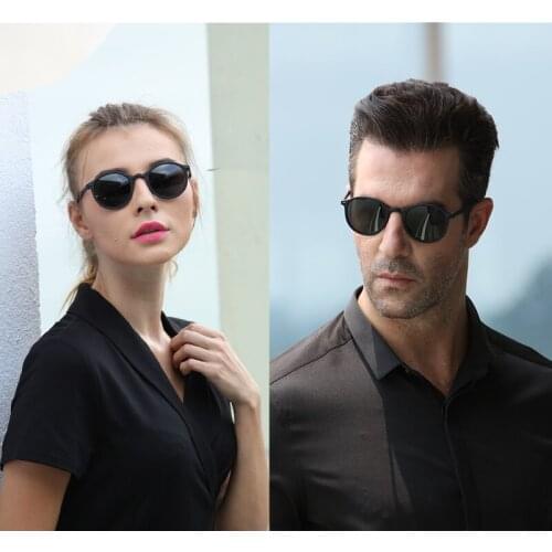Men Polarized Sunglasses Women Round Brand Design Driving Sun Glasses Male Glasses