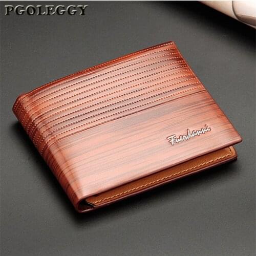 New Luxury Men Wallets Storage Bag Man PU Leather Wallet Packaging No Zipper Bags For Man Coin Purse Closer Organize Bags
