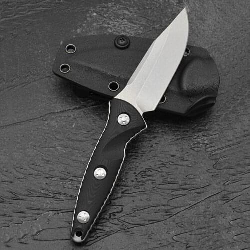Fixed Blade Knife Sharp D2 steel knife for field survival straight knife portable outdoor camping EDC tool