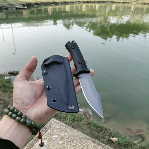Full-Tang outdoor survival fixed blade hunting knife G10 Handle K sheath for Outdoor Tactical Survival and Everyday Carry
