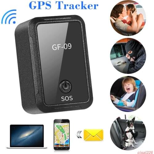 Portable Small Mini 10 - 50 Meters TF Card Magnetic GPS Locator GPS Electronic Fence Free Installation 5V GSM / GPRS