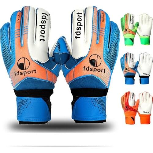 Teeny Kids Professional Goalkeeper Gloves Football Soccer Goalie Gloves Non-slip Thicken Latex Glove Finger Save Guard