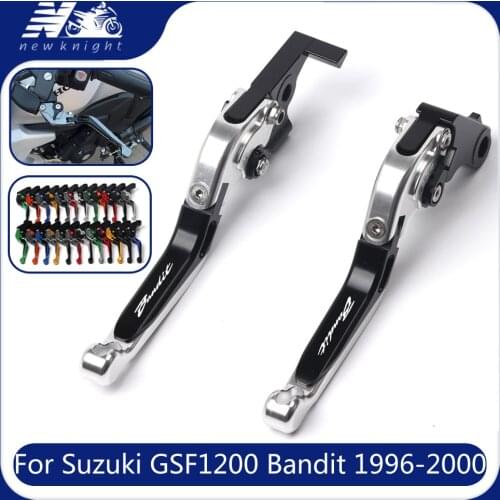 Motorcycle CNC Aluminum Alloy Adjustable Foldable Brake Clutch Lever Accessories For Suzuki GSF 1200 Bandit 1996-2000 1999 1998