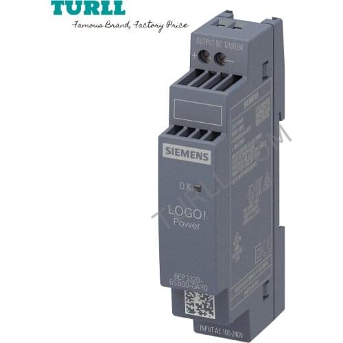 SIEMENS LOGO 12 V 0.9 1.9 4.5 A Regulated Stabilized Power Supply Input 100-240 V AC Output 6EP3320-6SB00-0AY0 6EP3321 6EP3322
