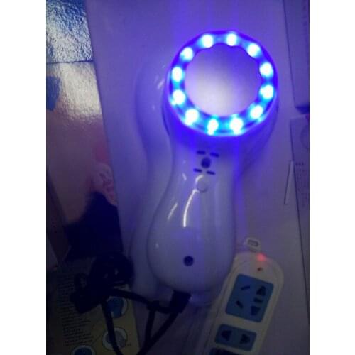 Handle Blue Light Cold Hammer Skin Rejuvenation Spa Beauty Massage Device