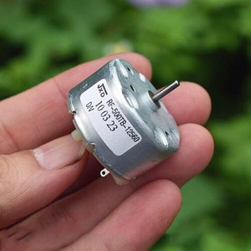 Brand New Micro RF-500TB Electric Motor Mute DC 1.5V-6V 7000RPM Precious-metal Brush DIY Toy Car Bubble Machine Accessories