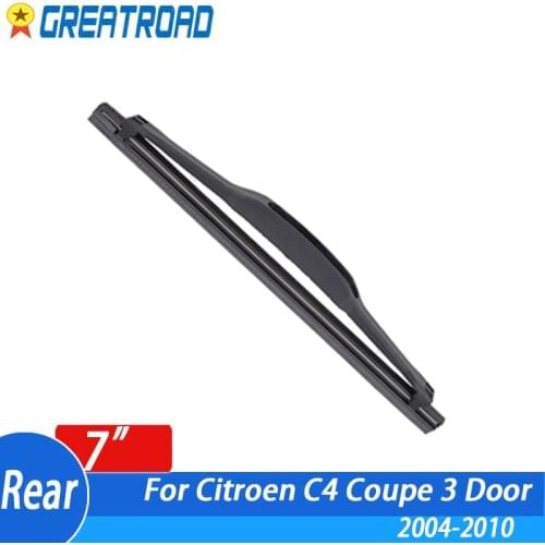 Wiper 7" Rear Wiper Blade For Citroen C4 Coupe 3 Door 2004-2010 Windshield Windscreen Rear Window