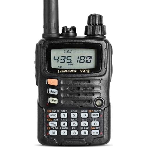 VX-6R dual-band waterproof handheld walkie-talkie