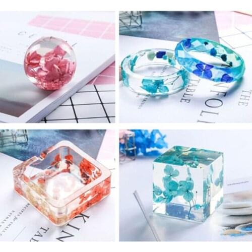 1Box Crystal Epoxy Filler Dry Flower Mixed Nail Stickers Decorations DIY Crafts F3MD