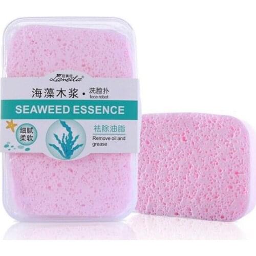 1pc Makeup PVA Foundation pink Face Cosmetic Puff Powder cosmetic Smooth tools washing face cleaner