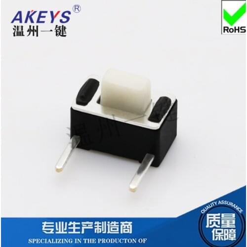10PCS TS-B017 3*6*5 Side insert tact switch side 2 pin DIP type micro push button switch