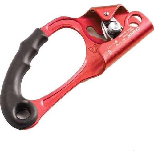 100kg Premium Hand Grasp Rock Climbing Ascender Riser Device Mountaineer Handle for 8-13mm Rope Mountaineering Rock Climbing
