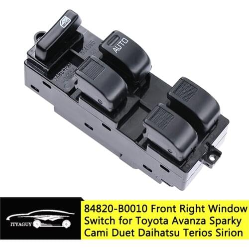 84820-B0010 84820B0010 Front Right Electric Power Window Master Switch Button For Toyota Avanza Sparky Cami Duet Daihatsu Terios