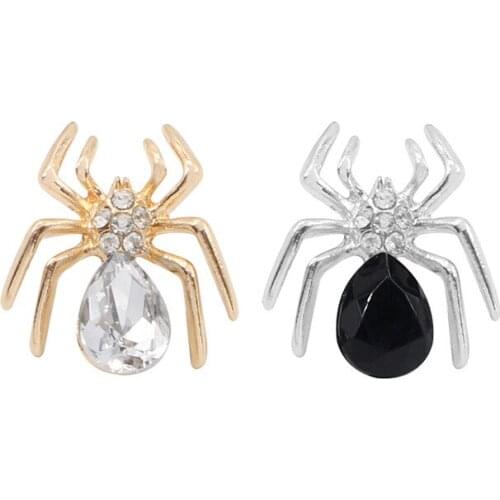 Fashion Accessories Wholesale Personalized Simulation Three Dimensional Spider Brooch Small Insect Pin Brooch