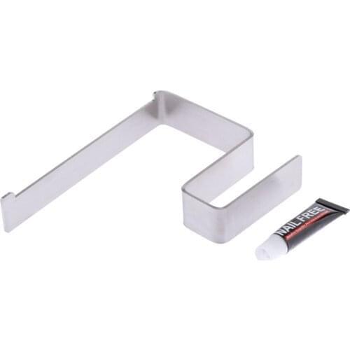 Stainless Toilet Paper Roll Holder Wall Mount Washcloth Towel For Bathroom