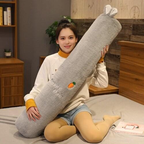 Stuffed Plush Rabbit Toys Pillow Kawaii Sleeping Long Pillow Cute Doll Plush Toy Children Birthday Present