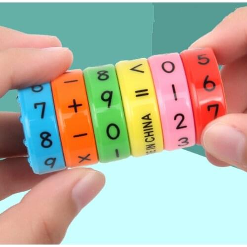 Children Education Learning Building Blocks Magnetic Math Cylinder Abacus Count Toys Kids Puzzle Cube For Children Studens Toys