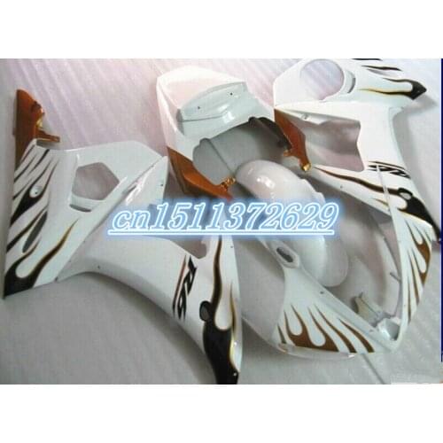 Dor-fairing set fit for YZF R6 2003 2004 2005 fairings kit YZF R6 03 04 05 with white D