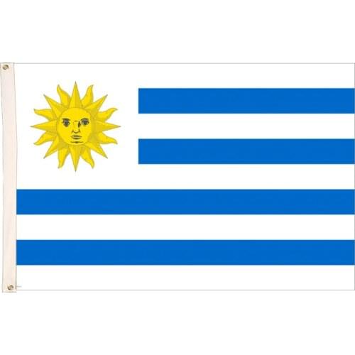 Uruguay flag 3ft*5ft 90*150cm bandera polyester Flying for 2018 world cup