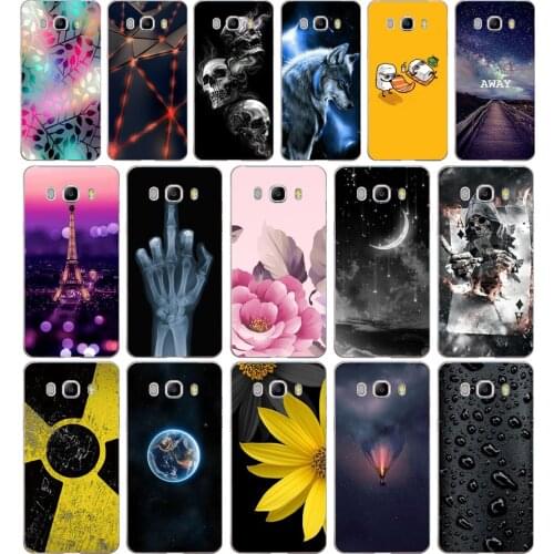 K Phone Case For Samsung Galaxy J5 2016 J510F Soft Silicone TPU Cartoon Protector Cover Cases For Samsung J5 2016 J510 Bumper
