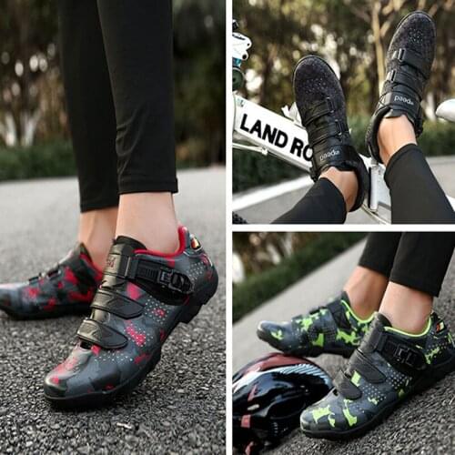 Summer Cycling MTB Shoes Men Sports Route Cleat Road Dirt Bike Speed Flat Sneaker Racing Women Bicycle Mountain Spd Biking 2021
