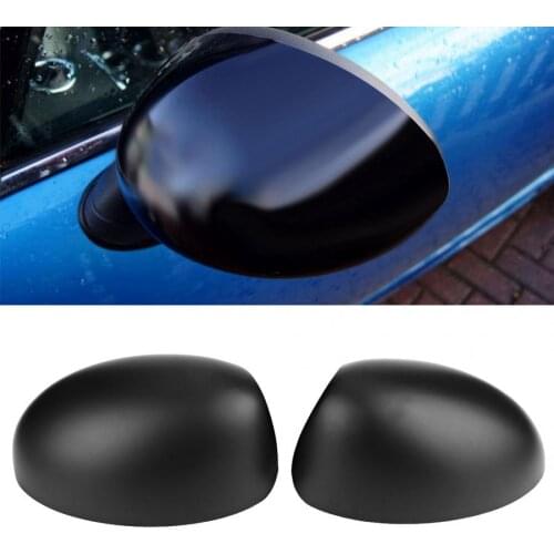 Car Rearview Mirror Cap Cover Fit for BMW Mini Cooper R52 R50 R53 489120050 (Black) Car Mirror accessories