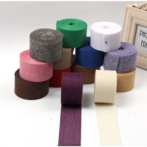 1-10Meter Hemp Ribbon Jute Burlap DIY Festival Decor Party Crafts Vintage Rustic Wedding Ribbon Gift Warrping Christmas Decor