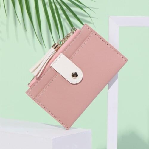 Men and women fashion card holder wallet business card holder PU bank card holder mens mini wallet bus card holder holiday gift