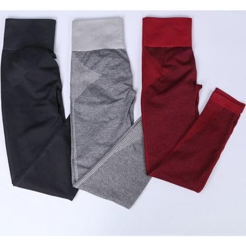 New Women Seamless Leggings High Waist Gym Energy Seamless Leggings Yoga Pants Girl/Female Sport Workout tights Pants