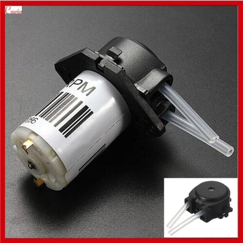 New DC 12V Dosing Pump Peristaltic Pump Dosing Head For DIY Lab Analytical Experiment Aquarium Water