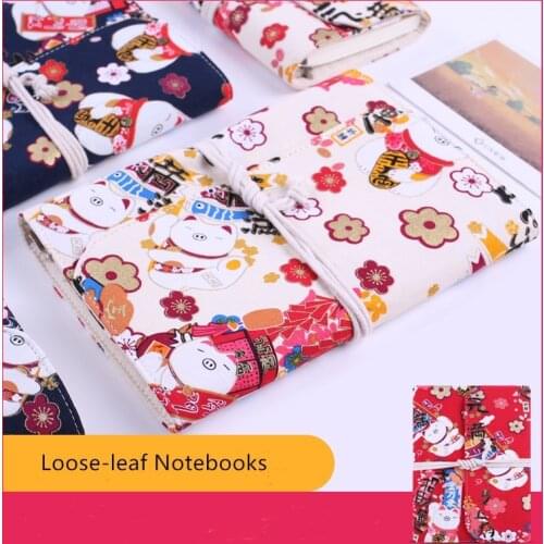 New Linen Loose-leaf Bookkeeping Manual Journal Book A6 Notebook Case Notebook Binder Travelers Notepad Diary