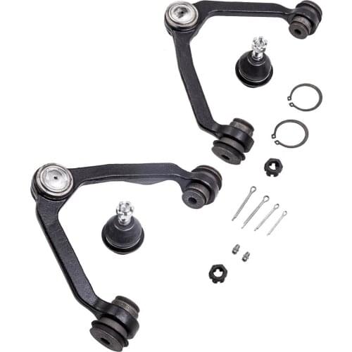 4Pcs Front Upper Control Arm with Ball Joint For Ford F-150 1997-2003 4WD w/ Bushings