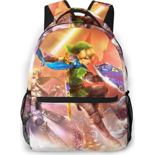 Zelda Backpack for Girls Boys Travel RucksackBackpacks for Teenage school bag