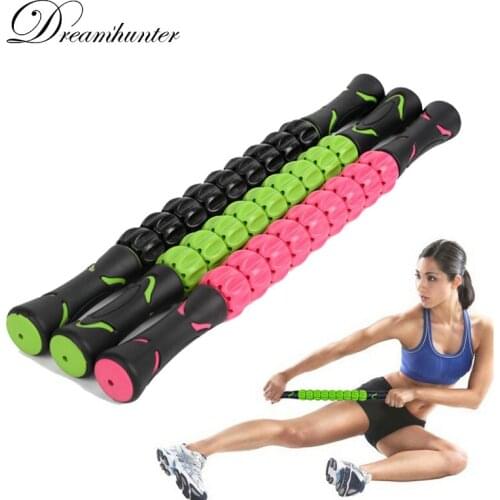 Sports Yoga Muscle Roller Stick Gym Fitness Gear Yoga Roller Leg Body Arm Back Shoulder Massage Muscle Tools Equipment