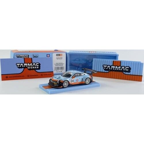 TW Tarmac Work 1:64 Porsche 911 GT3 991 #24 With the container Gulf oil Collector edition metal car