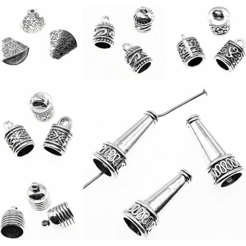 Wecharms bulk charms for jewelry making kit pendant diy jewelry accessories Shell Tassel End Caps Bead
