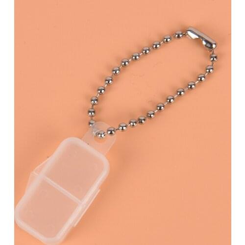 Button Battery Storage Protective Holder Hard Case Fit For 312# 10# 675# Hearing Aid Clear Plastic Battery Case Batteries Box
